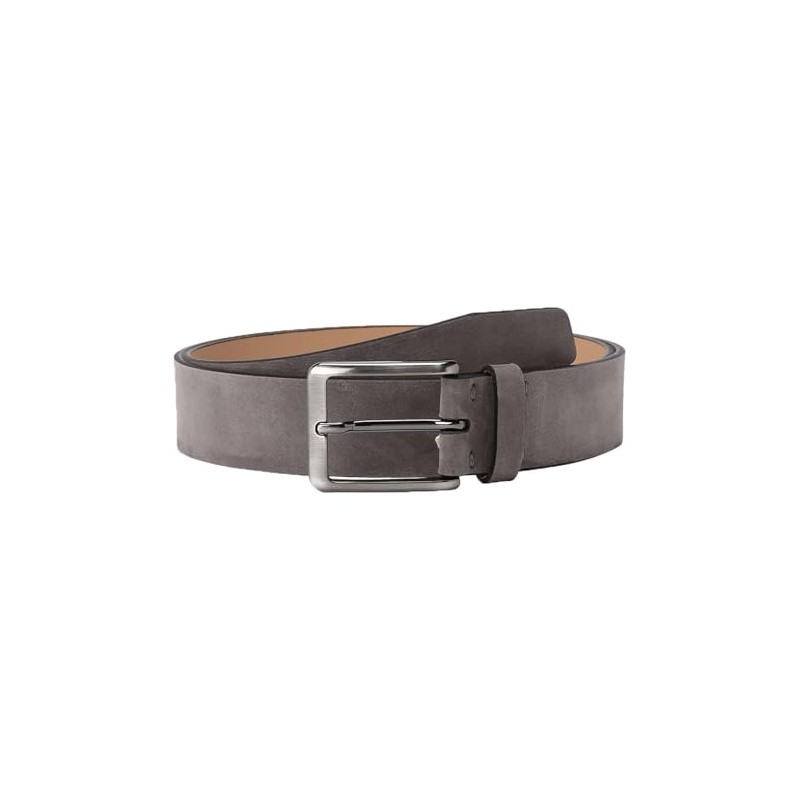 LLOYD Leather Belt W115 Stone Grey, steingrau