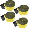 (4) 4" x 27' Winch Straps with Flat Hooks, 5400