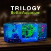 GloFish Betta Trilogy Aquarium, 3 Gallons, Includes LED Lights and