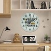 15" Silent Non-Ticking Wall Clocks Yes I Really Do Need