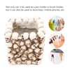 Skull Pen Holder White Resin Makeup Brush Holder Organiser Decoration