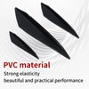 6 Pcs Car Spoiler Canards Kit,Automobile Front Bumper Lip Splitter