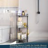 Consumest Corner Shower Caddy Stand - 3 Tier Shower Organizer