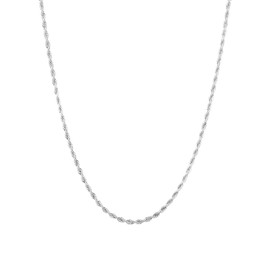 ESPVO 3mm Silver Stainless Steel Rope Chain Necklace for Men Boys Kids Mens Accessories Chain Men's Jewellery Gifts for Male Him Teen Teenage Boys 20 inch