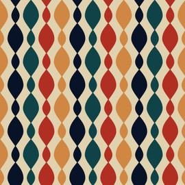 MSUP Black Peel and Stick Wallpaper Retro Pattern Self Adhesive Contact Paper 15.7”×196.8” Removable Wall Coverings for Home Decorative Table and Door Renovated (01)