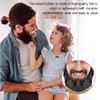 LuLiyLdJ Black Beard Covers Face Beard Apron Beard Stencil Shaving