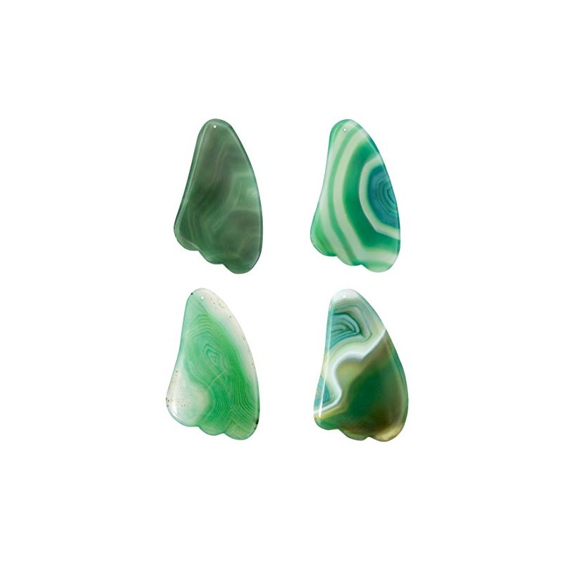Natural Jade Gua Sha Scraping Massage Tool IASTM Guasha Board,