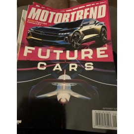 Motortrend  Magazine  September 2023 Future Cars Issue. 2026 Camaro EV. T-73