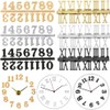 1 Set Black Clock Numerals Kit Clock Parts Digital Clock