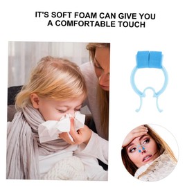 COLLBATH 16pcs Nose Correction Clips Portable Nose Stopper for Breathing Practice Comfortable and Material Suitable for Home Use and