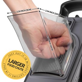 Safer Mandoline Slicer For Kitchen, Thickness Adjustable Onion Vegetable Chopper, French Fry Cutter, Potato Vegetable Slicer, Multifunctional Kitchen Food Fruit Chopper，With Peeler/Cleaning Brush