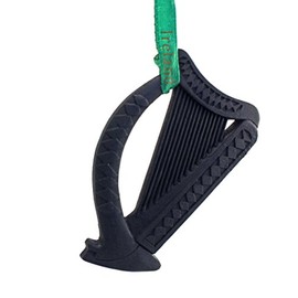 Irish Harp Turf Hanging Ornament