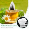 Worldity 1000 bolsas de té desechables para té de hojas