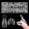EBANKU 280PCS Sandwich Dual Nail Forms, Dual Forms for Polygel