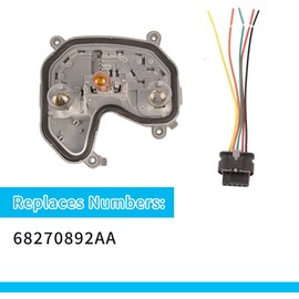 Getfarway Tail Lamp Housing Rear Left Driver Tail Lamp Light Holder Bracket with Plug and Bulb Compatible with Jeep Renegade 2015-2023, 68270892AA