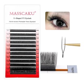 Blister Extensiones De Pestañas Masscaku 2d Uu Pestaña Lash