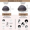 Gorra de calavera preatada con forro de satén de seda