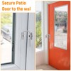 Mabor Sliding Door Lock, Patio Door Loop Lock with Rotary