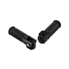 CNC Passenger Foot Pegs Full Aluminium Black Anodised