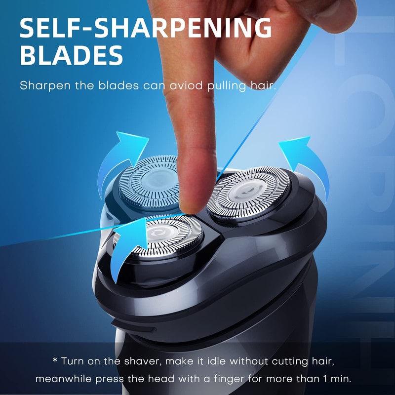 LOBINH Electric Razor for Men, 3D Rechargeable Waterproof IPX7 Electric