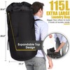 Backpack Laundry Bag, 115L Heavy Duty Extra Large College Laundry