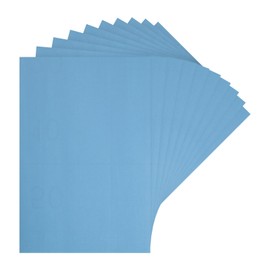 MECCANIXITY Dollhouse Floorboards 12 Inch x 8 Inch Dollhouse Wallpaper and Flooring Pure Color Sky Blue for Dollhouse Sand Table Model Accessories 10 Pcs