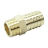 HongBoW Hardware 2 Pcs Brass Hose Fitting,Connector,Hose Barbed Adapter 3/4"