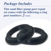 2 Pcs 11412 Pool L-Shape O-Ring Gasket, Air Release Valve
