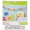 Serpentinas de papel crepé de Happy Birthday, cartel de 2