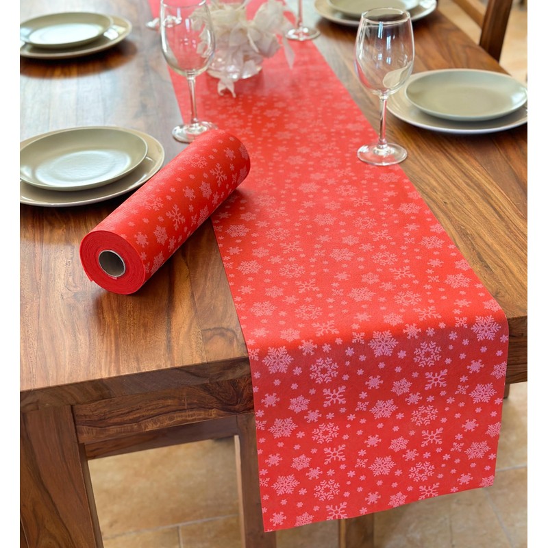 NATUARTE, Christmas Table Runner, 25 m x 30 cm, Non-Woven