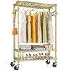 VIPEK R3 Heavy Duty Clothes Rack with Lockable Wheels, Rolling