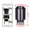 CARMON Real Twill Carbon Fiber Exhaust Pipe Muffler Tips with