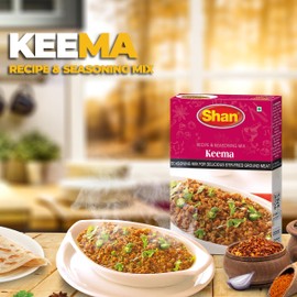 Shan - Keema Masala Seasoning Mix (50g) - Spice Packets for Delicious Stir-Fried Ground Meat