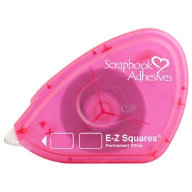 Scrapbook Adhesives by 3L 01607-MP 3L Scrapbook Adhesives E-Z Squares Permanent Adhesive Dispenser, 650 Tabs - Set of 6, White