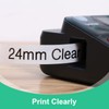 3 x MarkField Compatible 24 mm Clear Label Tape for