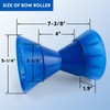 VEITHI Boat Trailer Roller 4 inch, 3-Piece Polyurethane Bow Roller