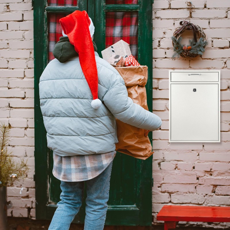 Yaocom Locking Mailbox with Key for Outdoor 16.2 x 11.2