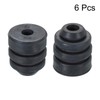 PATIKIL 1.4"x1.7" Refrigeration Compressor Rubber Mounting Feet, 6 Pack Foot