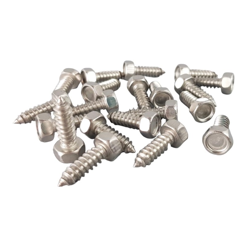 20x Hexagon Tapping Screws 6.3 x 19 mm Stainless Steel