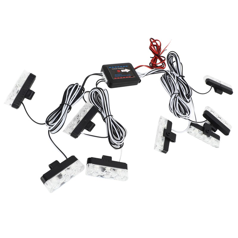 12V Car Emergency Strobe Lights Bright Illumination 24 LED Lights