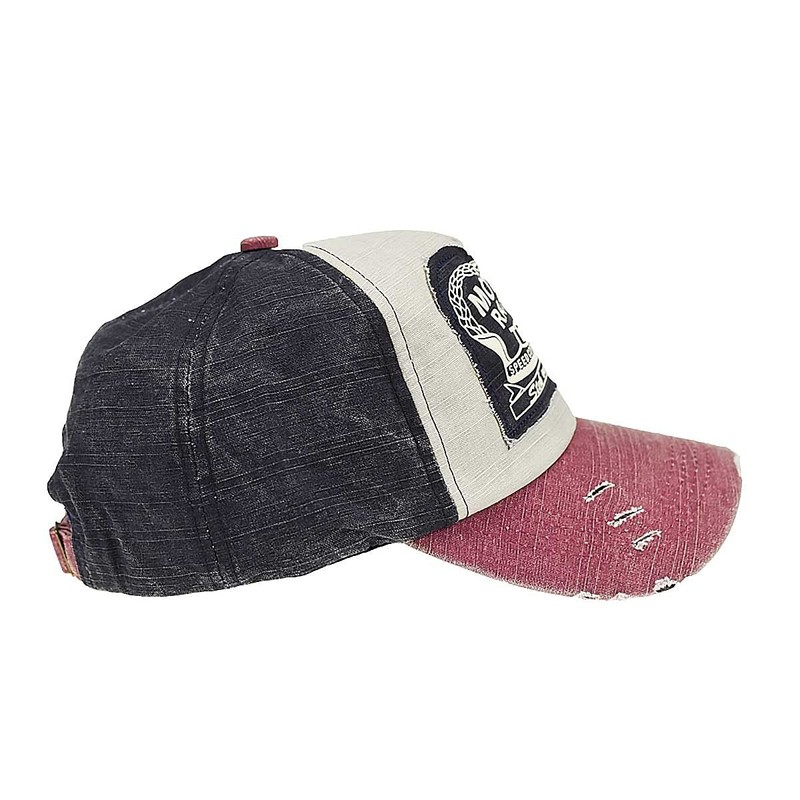 [YULOONG] 100% Cotton Retro Washed Denim Baseball Cap, Adjustable, Unisex,