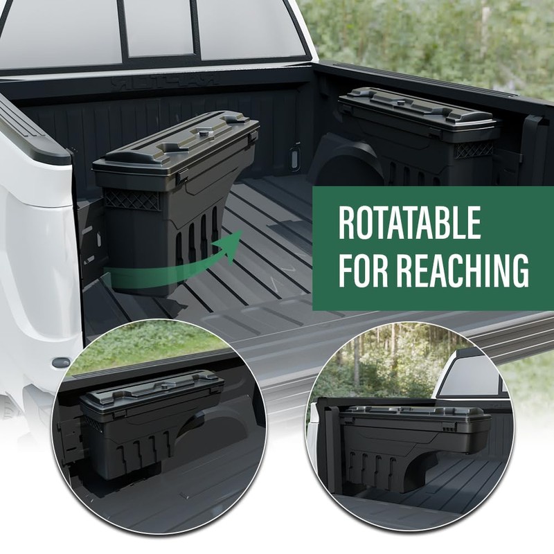 LQI Truck Bed Storage Tool Box Left Driver Side Compatible