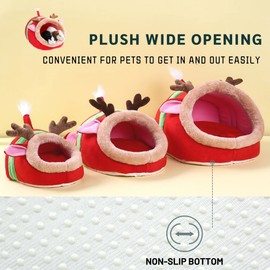 JanYoo Guinea Pig Rabbit Ferret Bed Hide Huts Removable Cushion for Rat Accessories Toys