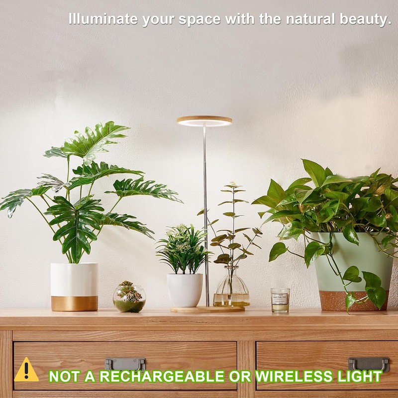 yadoker Plant Grow Light for Indoor Plant,Bamboo Mini LED Grow