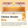 Brooder Box for Chicks, 32" Chicken Nesting Box with Heat