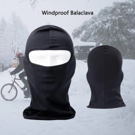 Unbranded Balaclava Face Mask UV Protection Ski Sun Hood Tactical Mask for Men Women Black