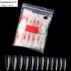 Mwoot 600 Pieces French False Nail Tips, Long Stiletto Sharp
