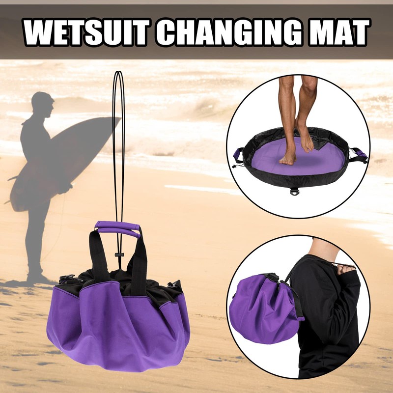 Dawitrly Wetsuit Changing Mat, Durable Waterproof Surf Change Mats Carrying