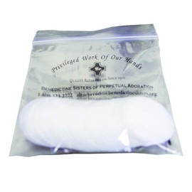 Low-Gluten Alter Bread | 30 Pack | 1.38" Diameter | Communion Wafers | Made by Benedictine Sisters of Perpetual Adoration