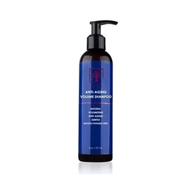 Anti-Aging Volume Shampoo | Anti-Thinning and Volumizing Formula | Made in USA | Sulfate and Paraben Free | All Hair Types, 8 oz.
